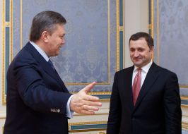 Viktor Yanukovich and Vlad Filat  