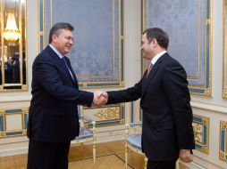 Viktor Yanukovich and Vlad Filat  