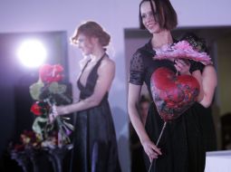 Participants of festival of floral ideas Flower Party