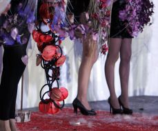 Participants of festival of floral ideas Flower Party