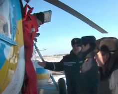 Evacuated member of crew of dry-cargo Ivan Vikulov ship