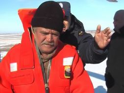 Evacuated member of crew of dry-cargo Ivan Vikulov ship