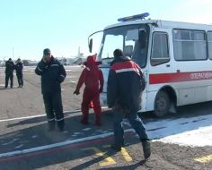 Evacuated member of crew of dry-cargo Ivan Vikulov ship