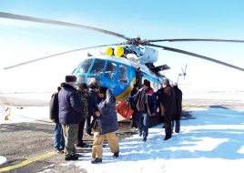 Evacuated member of crew of  Ivan Vikulov dry-cargo ship