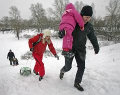 Катание на санках