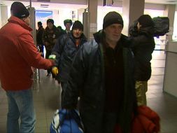 Evacuees freighter crew members' ALACA-1"