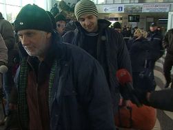 Evacuees freighter crew members' ALACA-1"