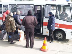 Evacuees freighter crew members' ALACA-1 "