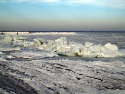 Frozen sea