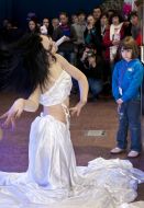 Participant of wedding exhibition