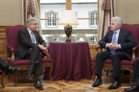 Лоран Мозар и Владимир Литвин