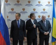 Сергій Лавров, Костянтин Грищенко та Валерій Шанцев