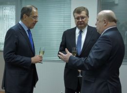 Сергій Лавров, Костянтин Грищенко та Валерій Шанцев
