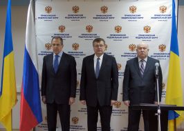Сергій Лавров, Костянтин Грищенко та Валерій Шанцев