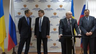 Сергій Лавров, Костянтин Грищенко та Валерій Шанцев