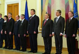 The ceremony of taking the oath by judges
