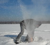 Акция по предупреждению заморных явлений у рыбы 