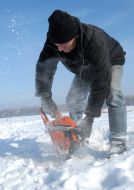 Акция по предупреждению заморных явлений у рыбы