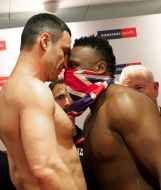 Vitaliy Klichko and Dereck Chisora
