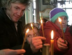 Панахида за загиблими на вулиці від морозу