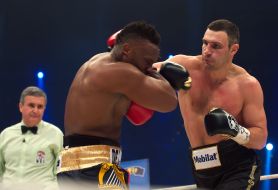 Derek Chisora ​​and Vitali Klitschko