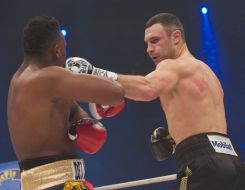 Derek Chisora ​​and Vitali Klitschko