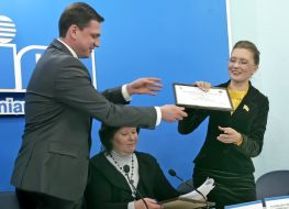 Yuriy Pavlenko, Yekaterina Levchenko and Alla Shlapak