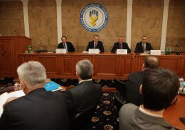 Sergey Tigipko, Dmitriy Firtash, Yuriy Kulik and Bronislav Morozovich