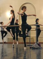 Ballet opening rehearsal