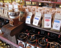 Coffee and  coffee mill