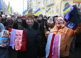Participants of protest action