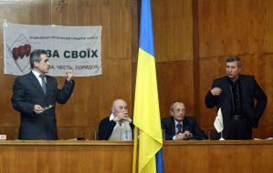 All Ukrainian officer collection took place