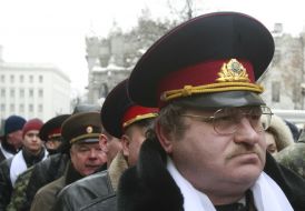 Участники Марша защитников Отечества