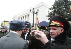 Участники Марша защитников Отечества