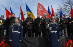 Viktor Korzh, Oleg Kalashnikov and Yuriy Lagno