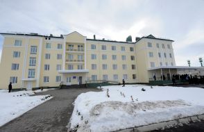 The new corps of central district hospital in Brusilov