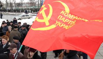 Участники митинга