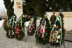 Празднование Дня защитника Отечества в Ужгороде