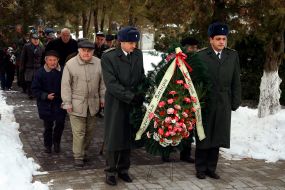 Празднование Дня защитника Отечества в Ужгороде