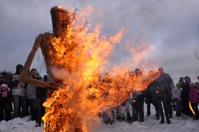 Pancake week in Pirogovo