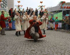 Участники празднования Масленицы