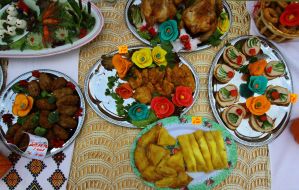 Блины и мясные блюда 