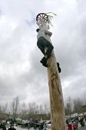 Participant of Shrovetide celebration