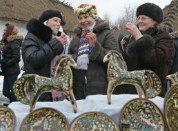 Учасники святкування Масляної