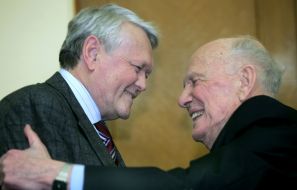 Boris Paton and Aleksandr Asseev