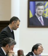 Yuriy Kolobov, Yuriy Boyko, Sergey Tigipko and Valeriy Khoroshkovskiy