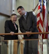 Hans-Juergen Gaymzet and Vitaliy Klichko