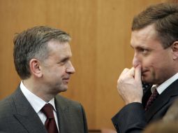 Sergey Lyovochkin and Mikhail Zurabov