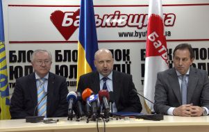 Nikolay Tomenko, Aleksandr Turchinov, Boris Tarasyuk
