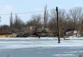 Затоплена ділянка біля села Дем'янівка